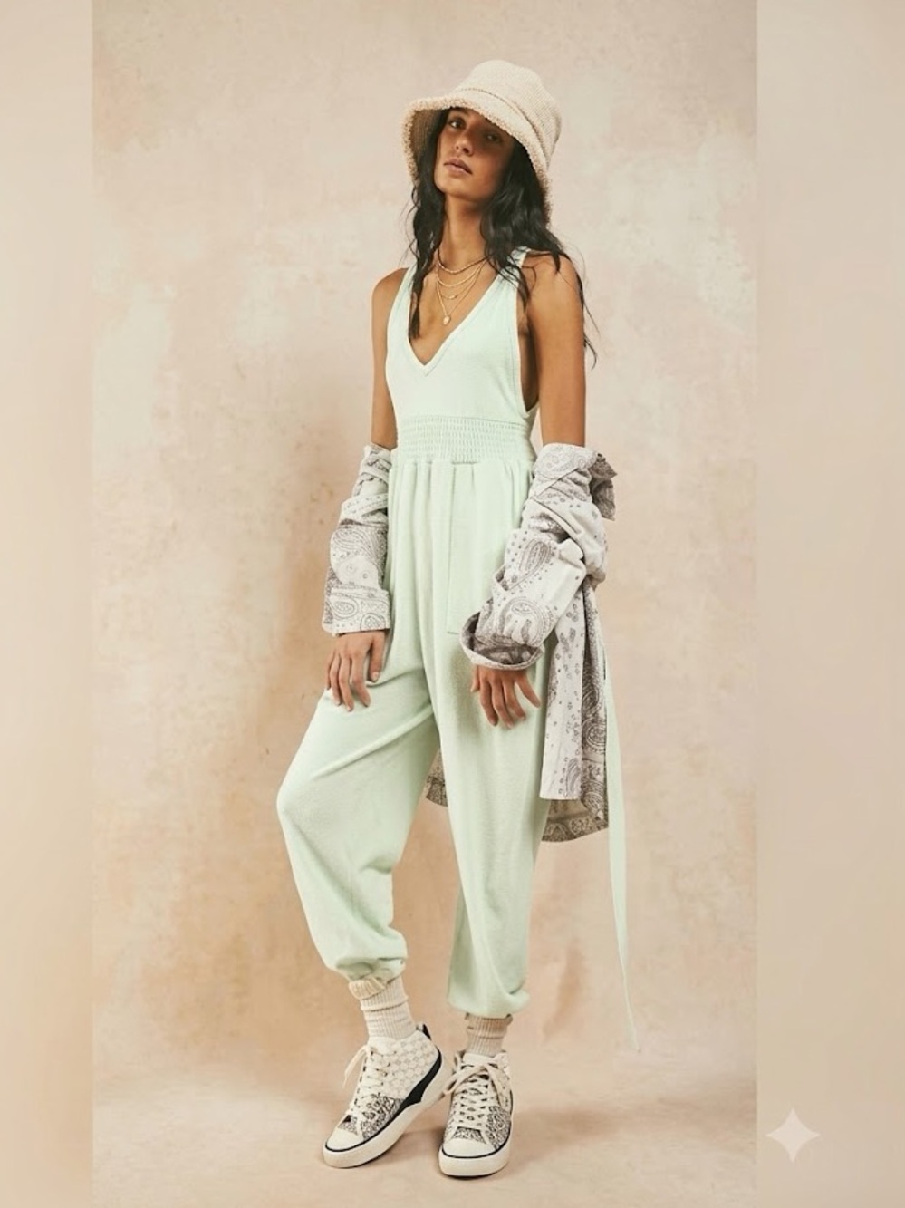 Free People Beach Kyle One Piece- Pistachio